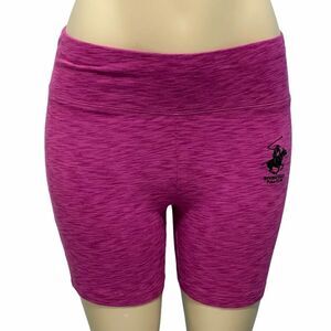 Beverly Hills Polo Club Pull On 5 Inch Bike Shorts‎ Magenta Pink Purple Small